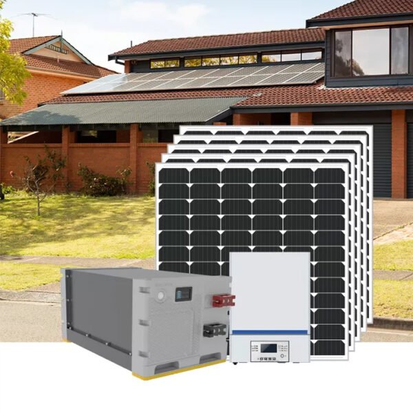 Solar Panel Kit Power Generator 5KW Off Grid 10kw Home Solar Energy ...